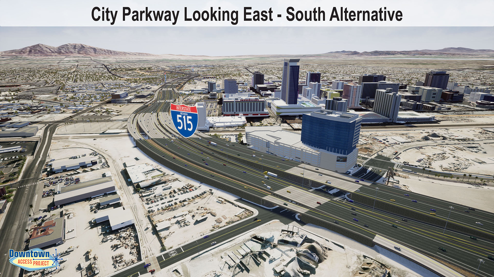 City Parkway Looking East - South Alternative