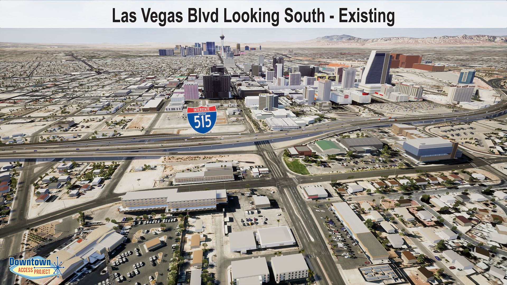 Las Vegas Blvd Looking South - Existing
