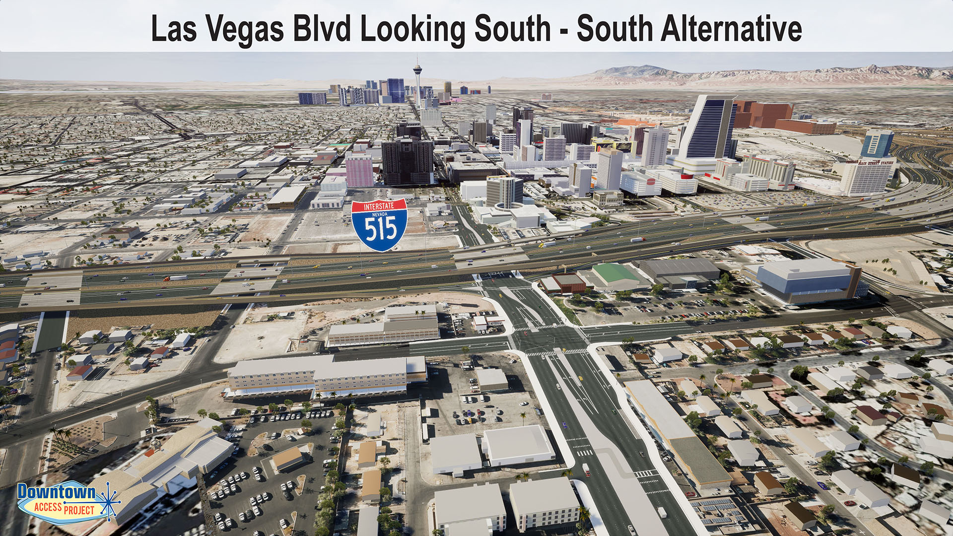 Las Vegas Blvd Looking South - South Alternative