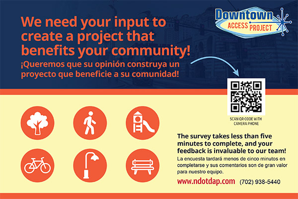 Community enhancements survey postcard