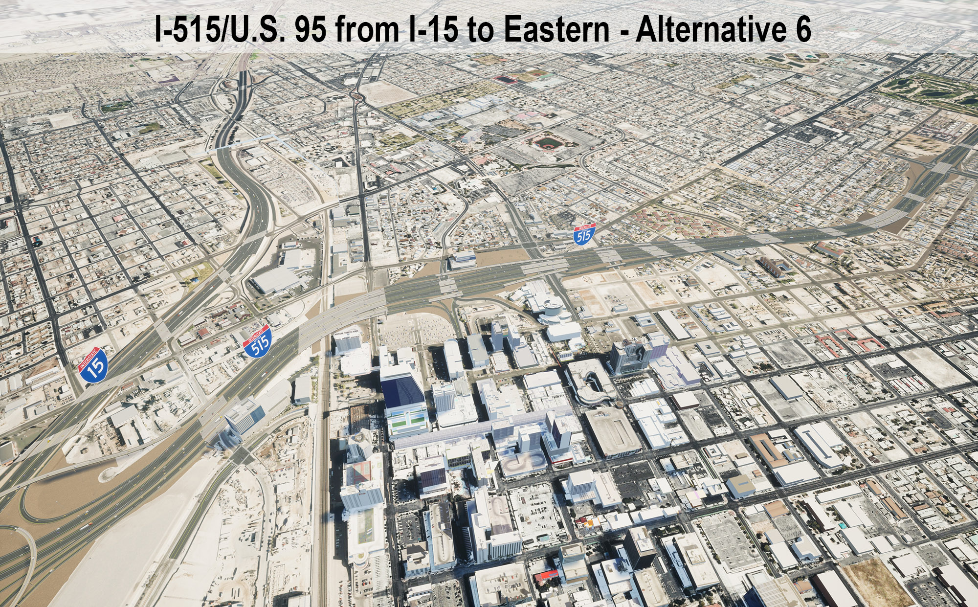 I-515/US 95 from I-15 to Eastern - Alternative 6